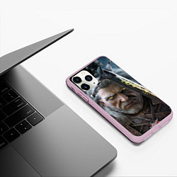 Чехол iPhone 11 Pro матовый THE WITCHER ГЕРАЛЬТ, цвет: 3D-розовый — фото 2