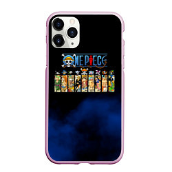 Чехол iPhone 11 Pro матовый Пират Соломенной Шляпы One Piece, цвет: 3D-розовый