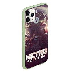 Чехол iPhone 11 Pro матовый MERTO 2033 ПРОТИВОГАЗ, цвет: 3D-салатовый — фото 2