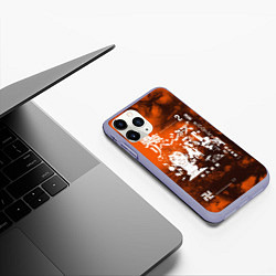 Чехол iPhone 11 Pro матовый Такэмити Tokyo Revengers, цвет: 3D-светло-сиреневый — фото 2