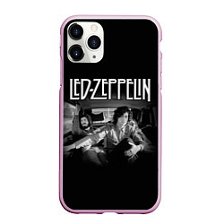 Чехол iPhone 11 Pro матовый Led Zeppelin, цвет: 3D-розовый