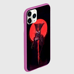 Чехол iPhone 11 Pro матовый Милаха Мари, цвет: 3D-фиолетовый — фото 2