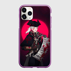 Чехол iPhone 11 Pro матовый Охотница, цвет: 3D-фиолетовый