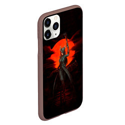 Чехол iPhone 11 Pro матовый Blood moon, цвет: 3D-коричневый — фото 2