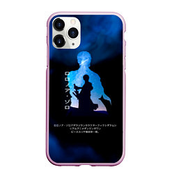 Чехол iPhone 11 Pro матовый Ророноа Зоро One Piece Большой куш, цвет: 3D-розовый