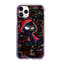 Чехол iPhone 11 Pro матовый Friday Night Funkin, цвет: 3D-светло-сиреневый