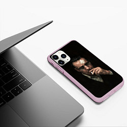 Чехол iPhone 11 Pro матовый Линдерманн, цвет: 3D-розовый — фото 2