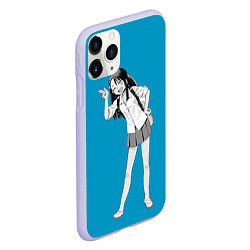 Чехол iPhone 11 Pro матовый Nagatoro Posing, цвет: 3D-светло-сиреневый — фото 2
