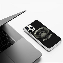 Чехол iPhone 11 Pro матовый Победа к обеду, цвет: 3D-белый — фото 2