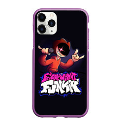 Чехол iPhone 11 Pro матовый Friday Night Funkin Пико, цвет: 3D-фиолетовый