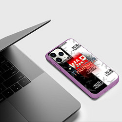 Чехол iPhone 11 Pro матовый WAR THUNDER ВАР ТАНДЕР, цвет: 3D-фиолетовый — фото 2