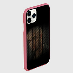 Чехол iPhone 11 Pro матовый Sorry for what, цвет: 3D-малиновый — фото 2