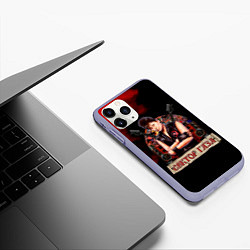 Чехол iPhone 11 Pro матовый Юрка ХОЙ - Сектор Газа, цвет: 3D-светло-сиреневый — фото 2