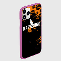 Чехол iPhone 11 Pro матовый KARASUNO КАРАСУНО, цвет: 3D-фиолетовый — фото 2