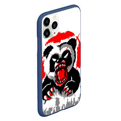 Чехол iPhone 11 Pro матовый Злая Кровавая Панда, цвет: 3D-тёмно-синий — фото 2