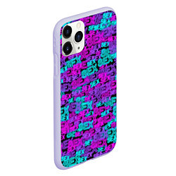 Чехол iPhone 11 Pro матовый Neon SEX, цвет: 3D-светло-сиреневый — фото 2