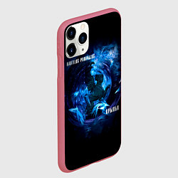 Чехол iPhone 11 Pro матовый Nautilus Pompilius КРЫЛЬЯ, цвет: 3D-малиновый — фото 2