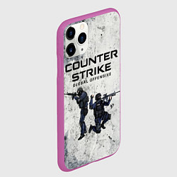 Чехол iPhone 11 Pro матовый COUNTER TERRORIST CS GO Z, цвет: 3D-фиолетовый — фото 2