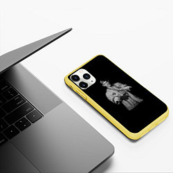 Чехол iPhone 11 Pro матовый John Cena, цвет: 3D-желтый — фото 2