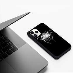 Чехол iPhone 11 Pro матовый Darkthrone, цвет: 3D-черный — фото 2