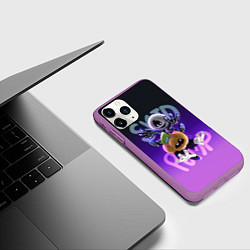 Чехол iPhone 11 Pro матовый FNF SKID AND PUMP, цвет: 3D-фиолетовый — фото 2