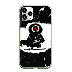 Чехол iPhone 11 Pro матовый Ghost of Tsushim Призрак Цусимы Z, цвет: 3D-салатовый