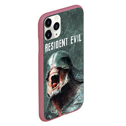 Чехол iPhone 11 Pro матовый RESIDENT EVIL 2 РЕЗИДЕНТ ЕВИЛ Z, цвет: 3D-малиновый — фото 2