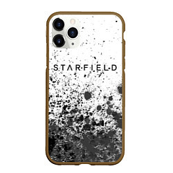 Чехол iPhone 11 Pro матовый Starfield - Powder, цвет: 3D-коричневый