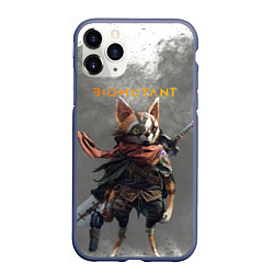 Чехол iPhone 11 Pro матовый BIOMUTANT БИОМУТАНТ Z, цвет: 3D-серый