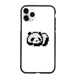 Чехол iPhone 11 Pro матовый Панда, цвет: 3D-черный