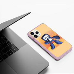 Чехол iPhone 11 Pro матовый Friday Night Funkin Танкист, цвет: 3D-розовый — фото 2