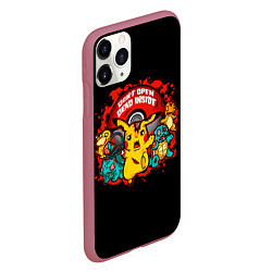 Чехол iPhone 11 Pro матовый Dead inside, цвет: 3D-малиновый — фото 2