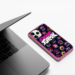 Чехол iPhone 11 Pro матовый FRIDAY NIGHT FUNKIN ГЕРОИ, цвет: 3D-малиновый — фото 2