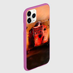 Чехол iPhone 11 Pro матовый Агата Кристи OPIUM, цвет: 3D-фиолетовый — фото 2