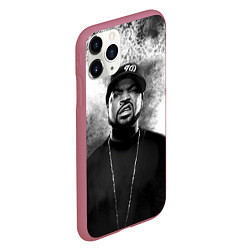 Чехол iPhone 11 Pro матовый Ice Cube Айс Куб Z, цвет: 3D-малиновый — фото 2