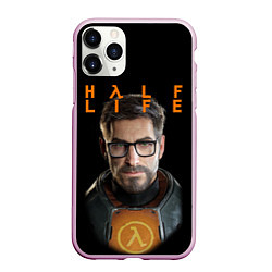 Чехол iPhone 11 Pro матовый HALF-LIFE FREEMAN ФРИМАН Z, цвет: 3D-розовый