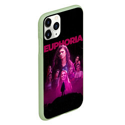 Чехол iPhone 11 Pro матовый Euphoria team, цвет: 3D-салатовый — фото 2