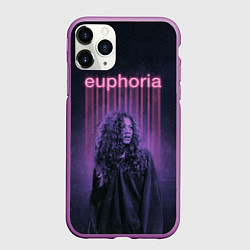 Чехол iPhone 11 Pro матовый Зендея, цвет: 3D-фиолетовый