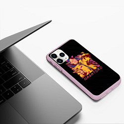 Чехол iPhone 11 Pro матовый Хаясэ Нагаторо урбан, цвет: 3D-розовый — фото 2