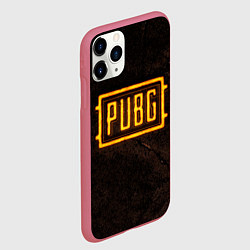 Чехол iPhone 11 Pro матовый PUBG ПАБГ NEON, цвет: 3D-малиновый — фото 2