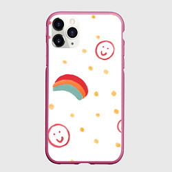Чехол iPhone 11 Pro матовый Детский рисунок