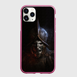 Чехол iPhone 11 Pro матовый New World, цвет: 3D-малиновый