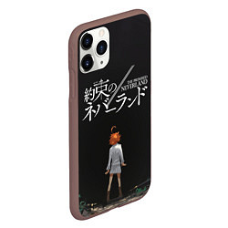 Чехол iPhone 11 Pro матовый Emma The Promised Neverland Z, цвет: 3D-коричневый — фото 2