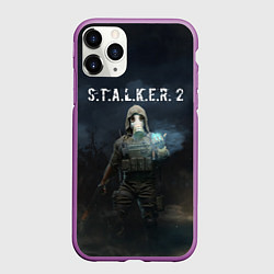 Чехол iPhone 11 Pro матовый СТАЛКЕР С Т А Л К Е Р 2 Z, цвет: 3D-фиолетовый