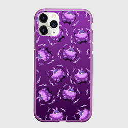 Чехол iPhone 11 Pro матовый БААЛ BAAL ГЕНШИН, цвет: 3D-фиолетовый