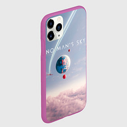 Чехол iPhone 11 Pro матовый No mans sky, цвет: 3D-фиолетовый — фото 2
