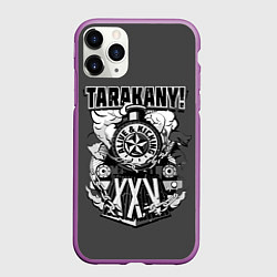 Чехол iPhone 11 Pro матовый TARAKANY! ALIVE & KICKING XXV, цвет: 3D-фиолетовый
