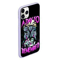 Чехол iPhone 11 Pro матовый A Day to Remember, цвет: 3D-светло-сиреневый — фото 2
