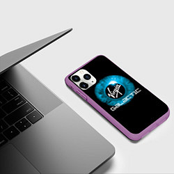 Чехол iPhone 11 Pro матовый Virgin Galactic Вирджин Галактик, цвет: 3D-фиолетовый — фото 2