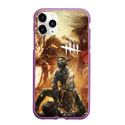 Чехол iPhone 11 Pro матовый Dead by Daylight убийцы, цвет: 3D-фиолетовый